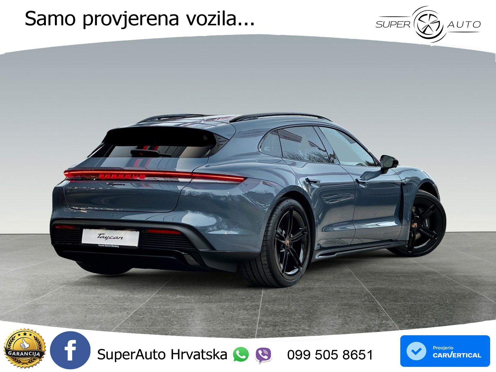 Porsche Taycan Sport Turismo 105 kWh (435 KS)