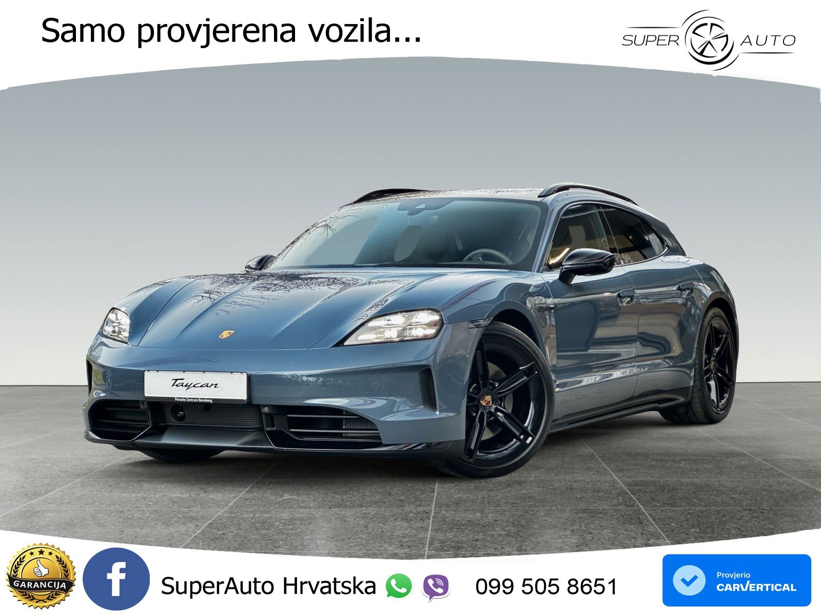 Porsche Taycan Sport Turismo 105 kWh (435 KS)
