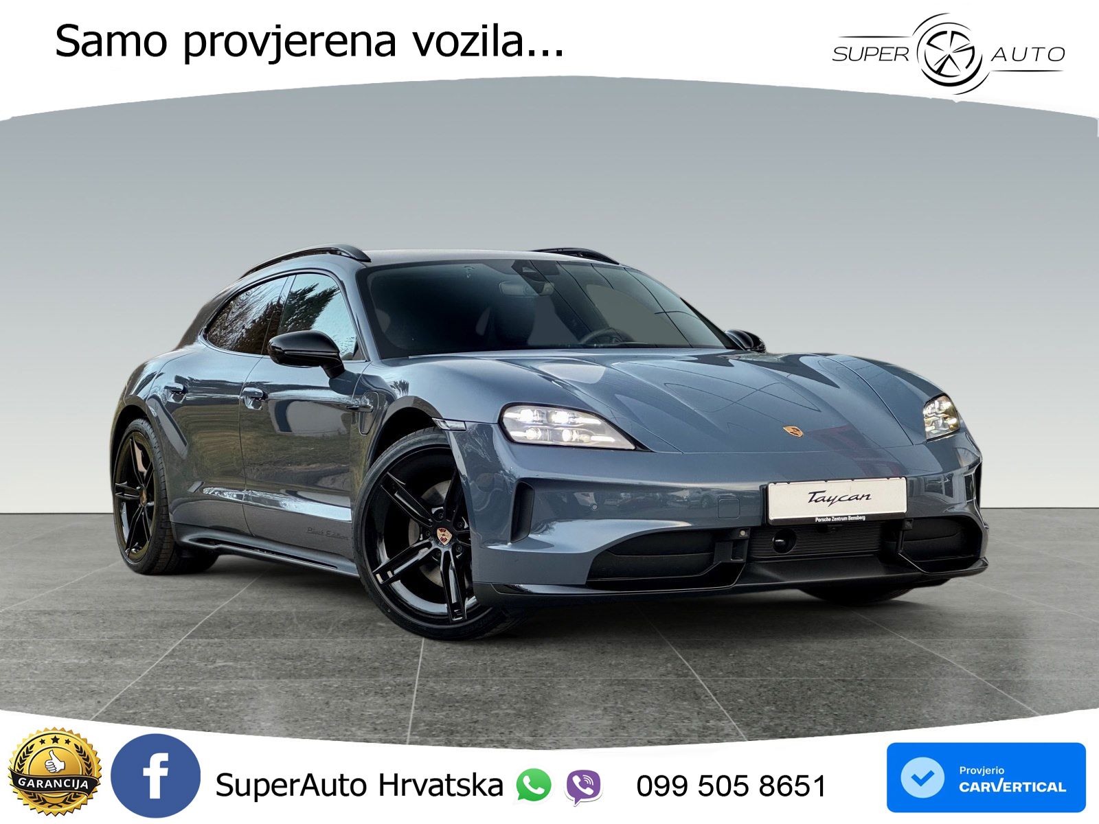 Porsche Taycan Sport Turismo 105 kWh (435 KS)