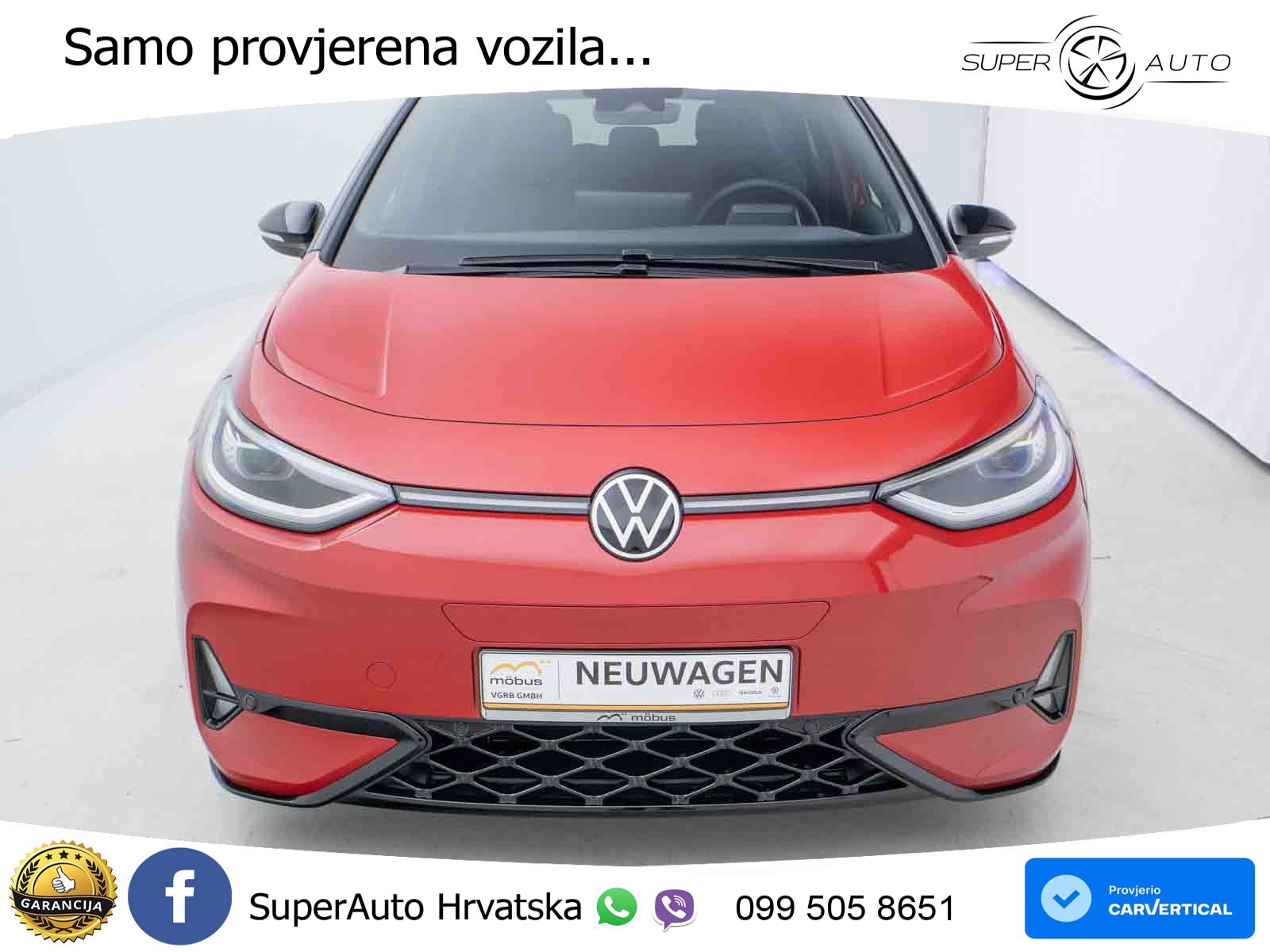 Volkswagen ID.3 GTX 84 kWh (286 KS) LED+GR SJED+ACC