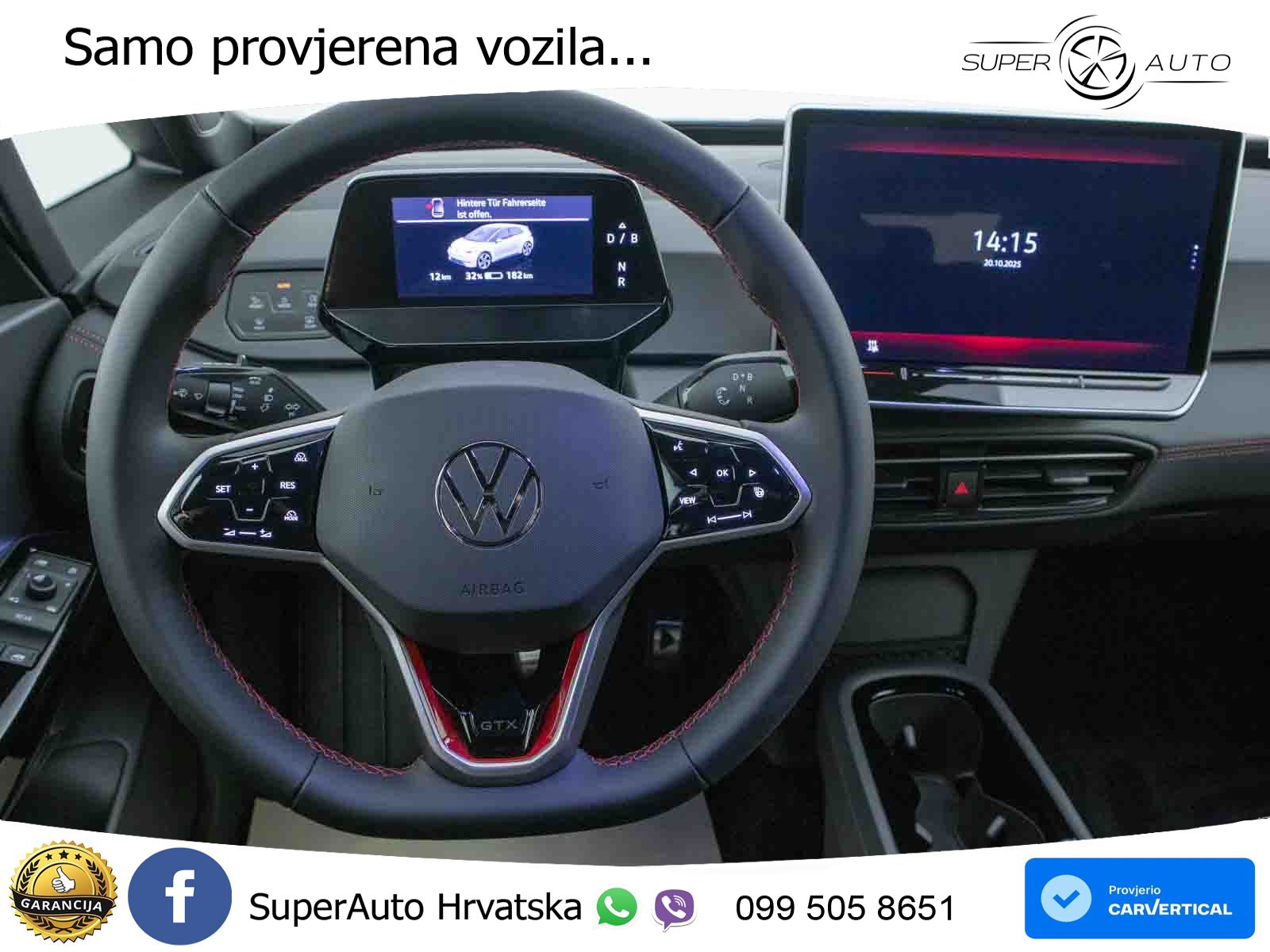 Volkswagen ID.3 GTX 84 kWh (286 KS) LED+GR SJED+ACC