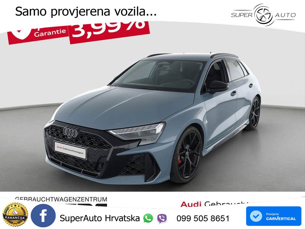 Audi RS3 Sedan 2.5 TFSI (400 KS) quattro S tronic LED+GR SJED+ACC