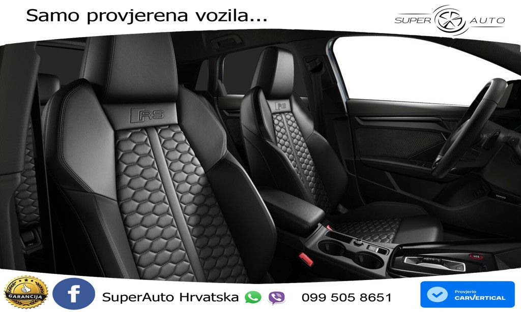 Audi RS3 Sedan 2.5 TFSI (400 KS) quattro S tronic LED+GR SJED+ACC