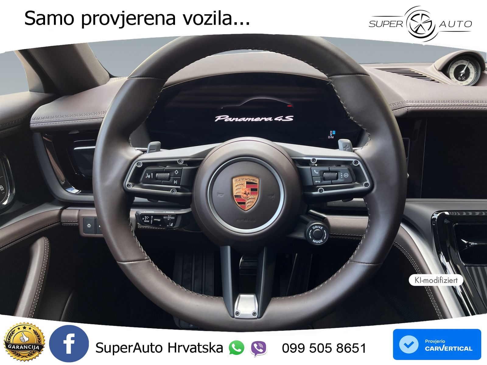 Porsche Panamera 4S 2.9 V6 (544 KS) E-Hybrid PDK ACC+HEAD+4xGR SJED+360+PANO