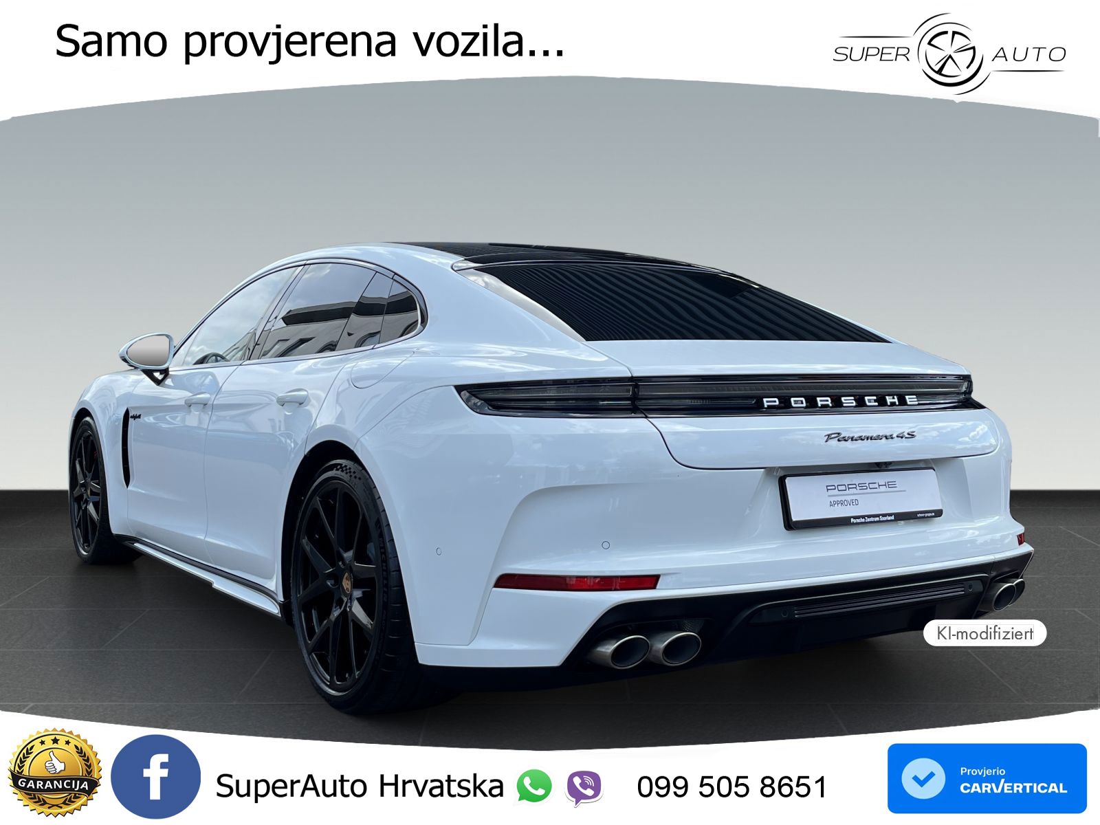 Porsche Panamera 4S 2.9 V6 (544 KS) E-Hybrid PDK ACC+HEAD+4xGR SJED+360+PANO