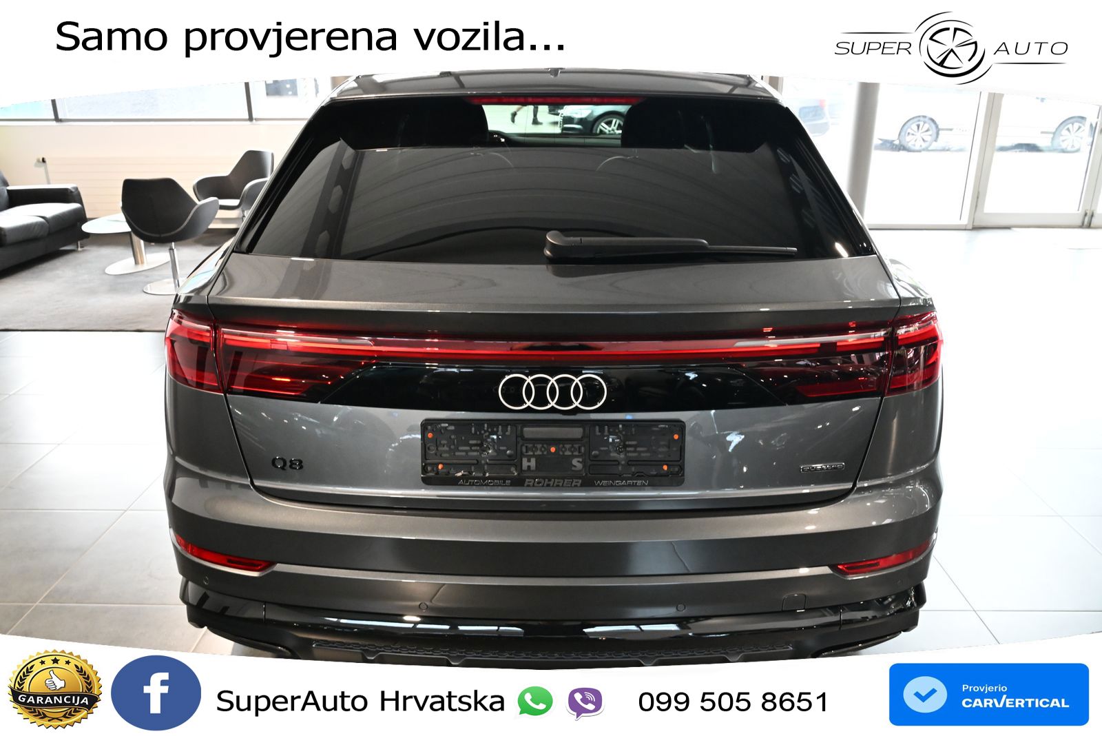 Audi Q8 50 TDI V6 (286 KS) quattro Tiptronic S line LED+GR SJED+ACC