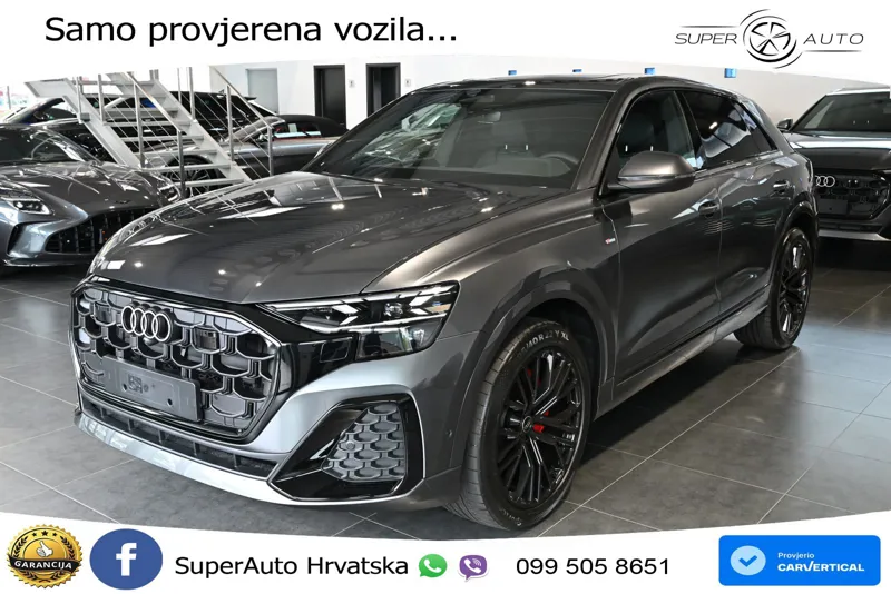 Audi Q8 50 TDI V6 (286 KS) quattro Tiptronic S line LED+GR SJED+ACC