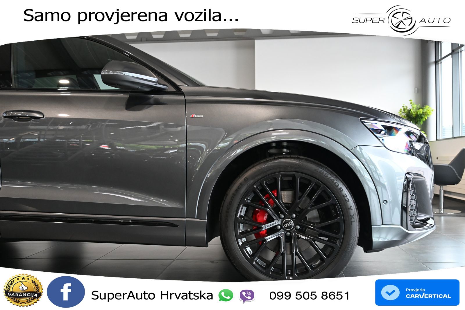 Audi Q8 50 TDI V6 (286 KS) quattro Tiptronic S line LED+GR SJED+ACC