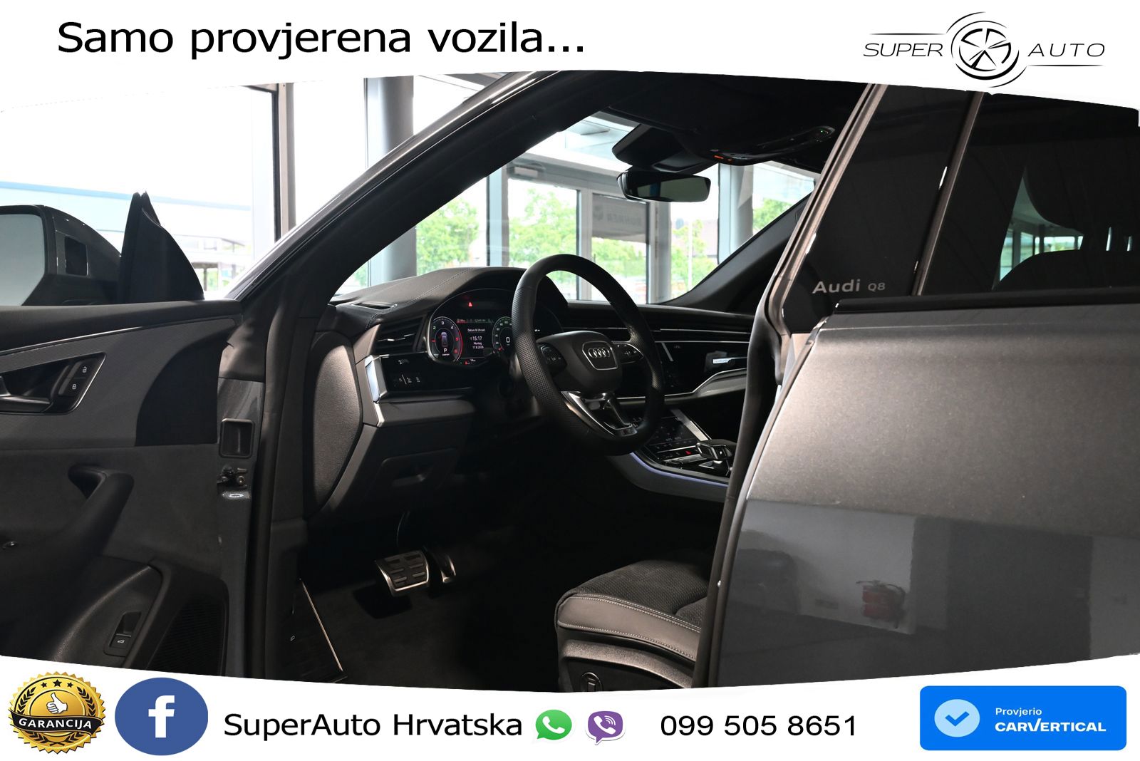 Audi Q8 50 TDI V6 (286 KS) quattro Tiptronic S line LED+GR SJED+ACC