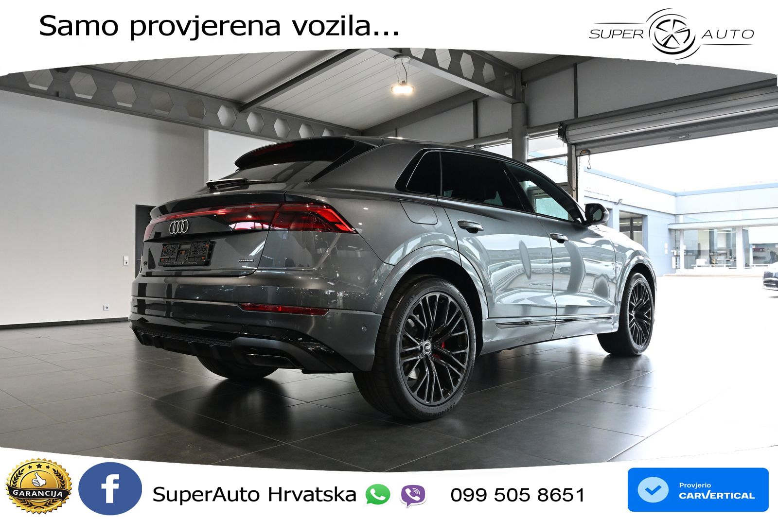 Audi Q8 50 TDI V6 (286 KS) quattro Tiptronic S line LED+GR SJED+ACC
