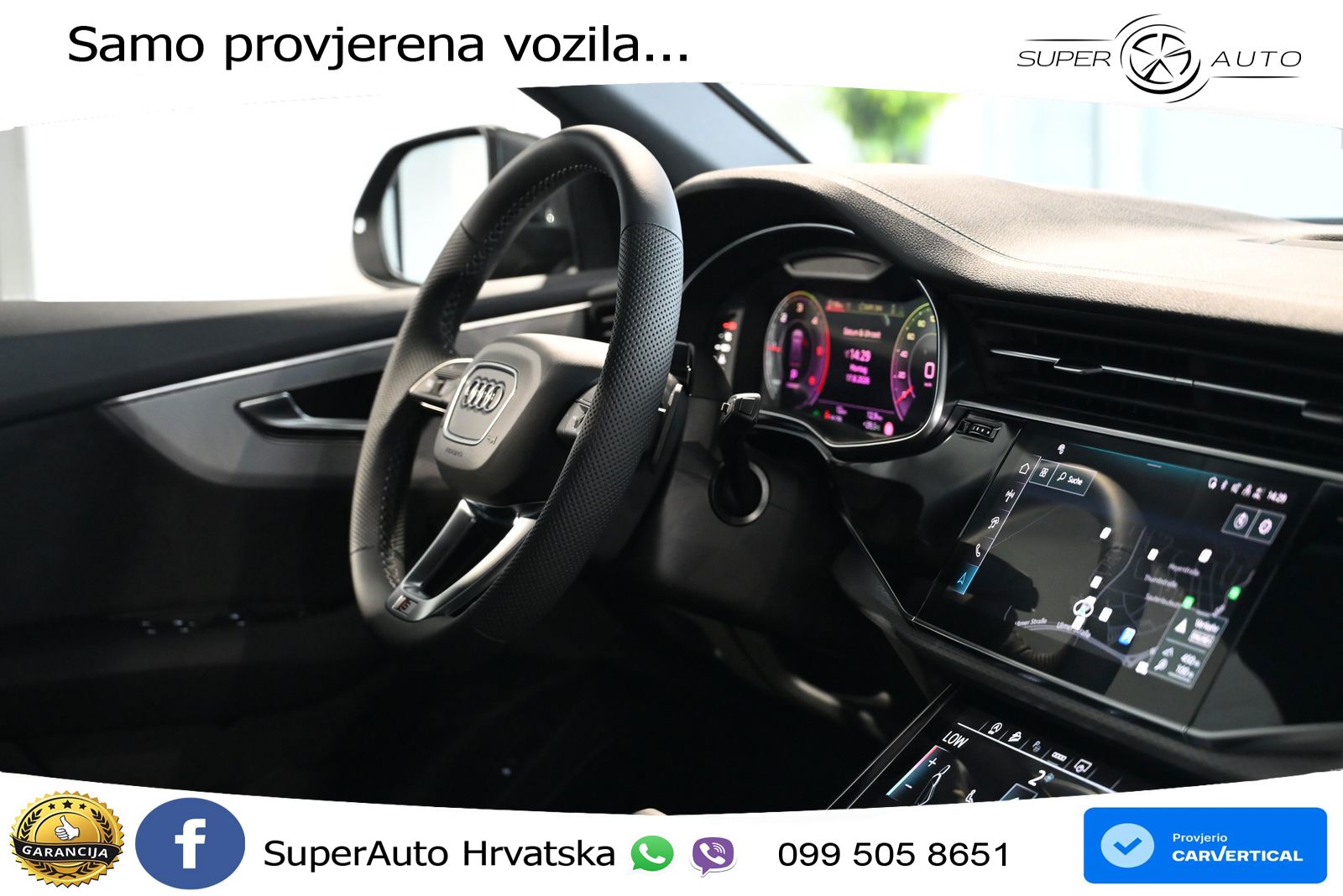 Audi Q8 50 TDI V6 (286 KS) quattro Tiptronic S line LED+GR SJED+ACC