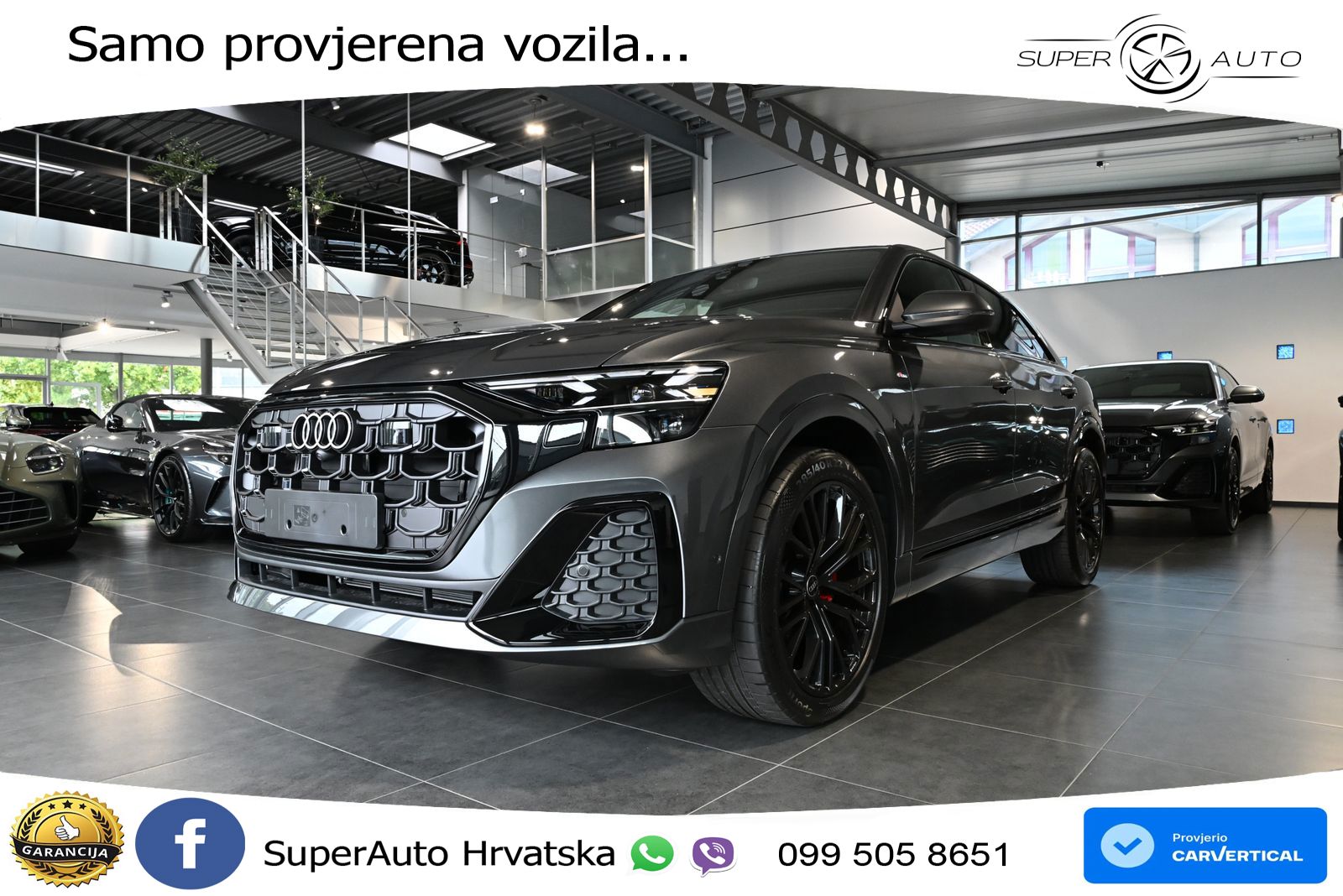 Audi Q8 50 TDI V6 (286 KS) quattro Tiptronic S line LED+GR SJED+ACC