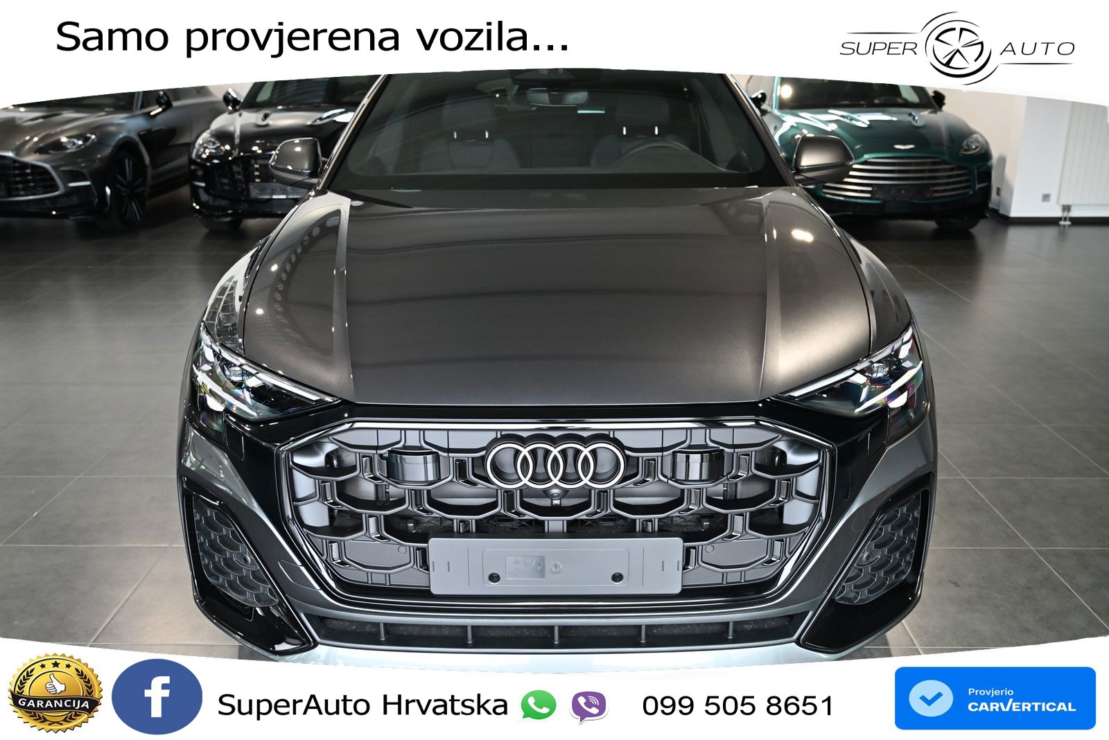 Audi Q8 50 TDI V6 (286 KS) quattro Tiptronic S line LED+GR SJED+ACC