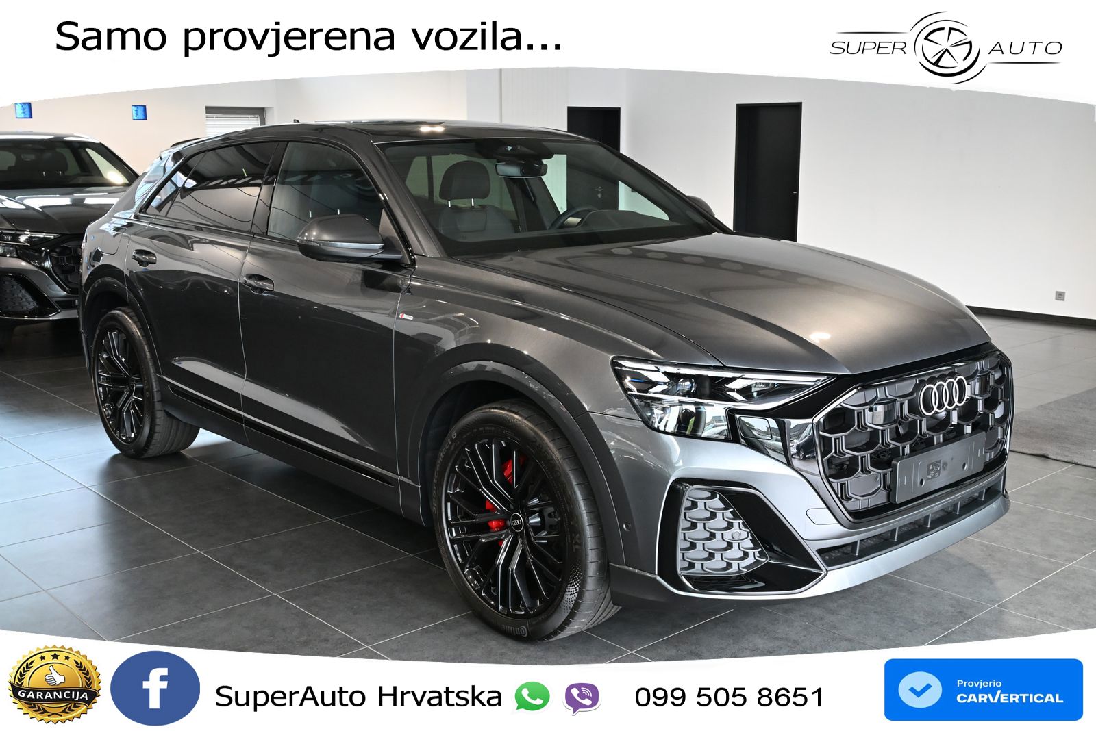 Audi Q8 50 TDI V6 (286 KS) quattro Tiptronic S line LED+GR SJED+ACC