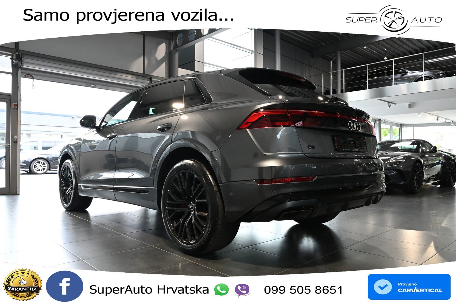 Audi Q8 50 TDI V6 (286 KS) quattro Tiptronic S line LED+GR SJED+ACC