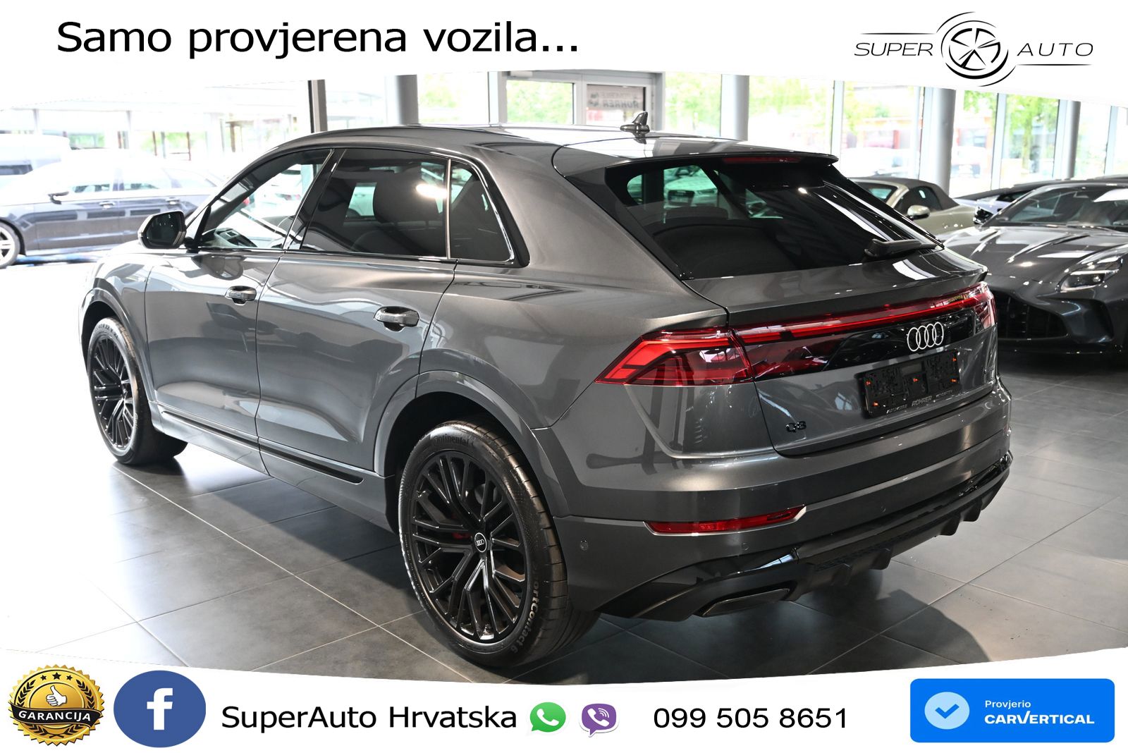 Audi Q8 50 TDI V6 (286 KS) quattro Tiptronic S line LED+GR SJED+ACC