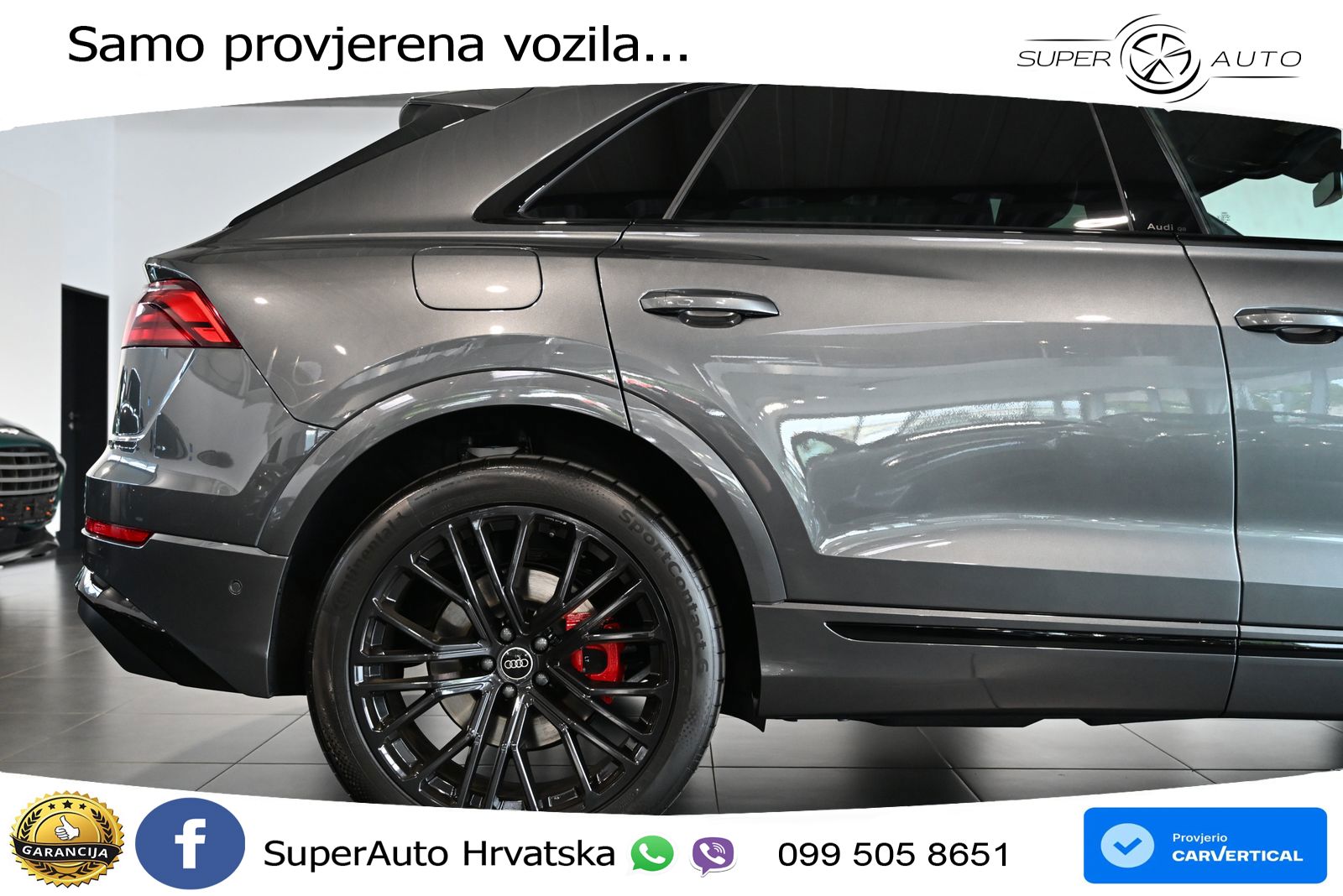 Audi Q8 50 TDI V6 (286 KS) quattro Tiptronic S line LED+GR SJED+ACC
