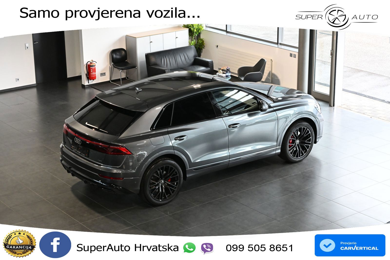 Audi Q8 50 TDI V6 (286 KS) quattro Tiptronic S line LED+GR SJED+ACC