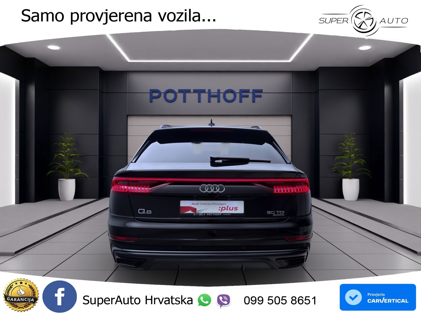 Audi Q8 50 TDI V6 (286 KS) quattro Tiptronic