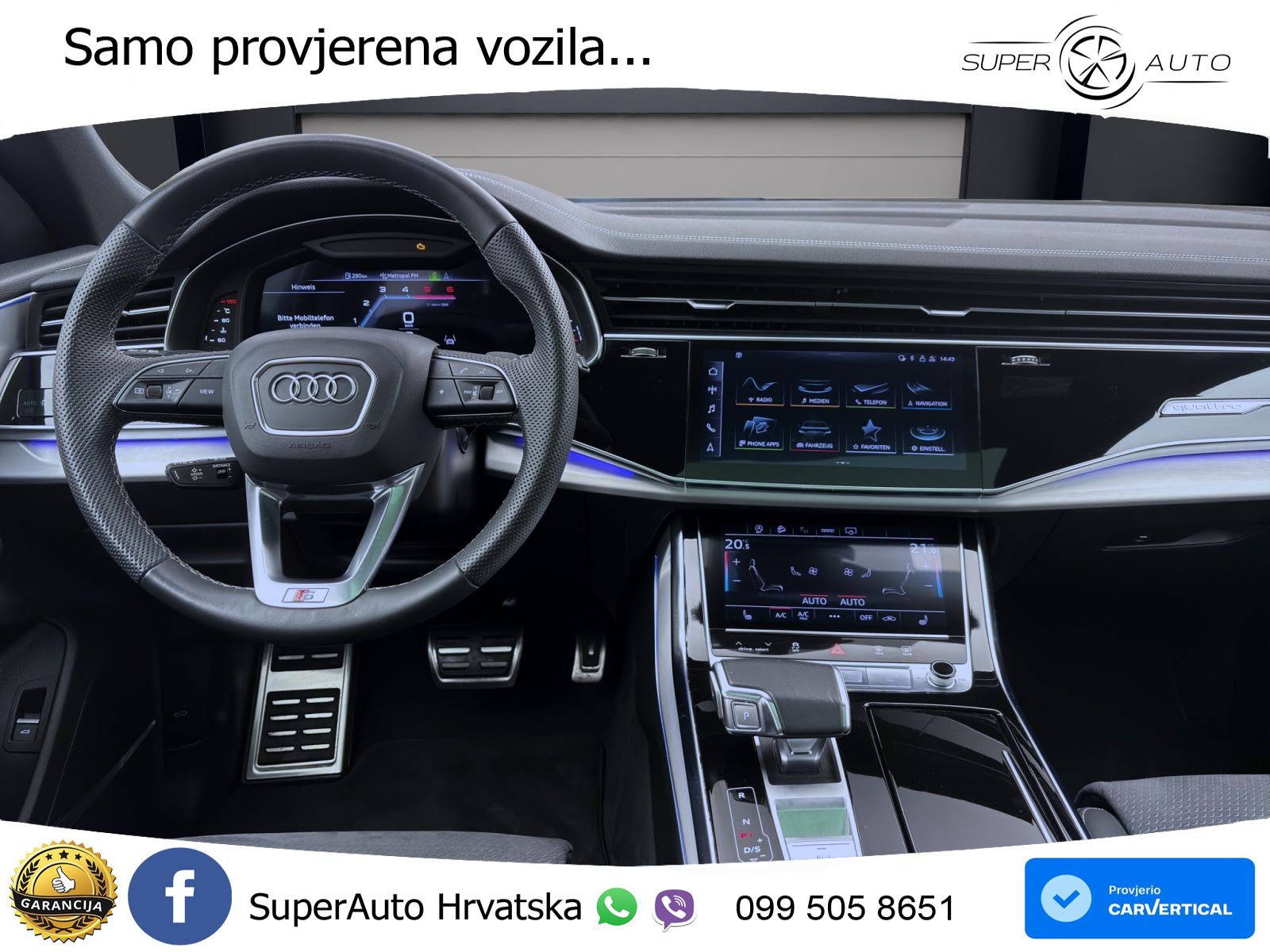 Audi Q8 50 TDI V6 (286 KS) quattro Tiptronic