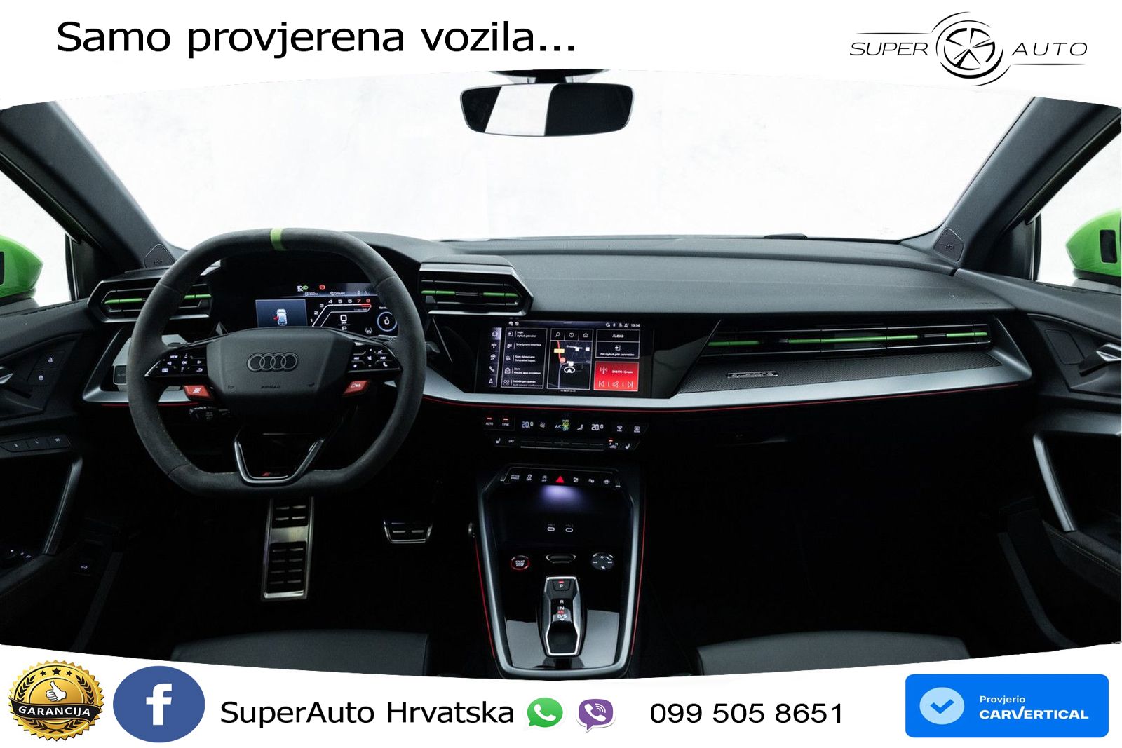 Audi RS3 Sedan 2.5 TFSI (400 KS) quattro S tronic LED+GR SJED+ACC