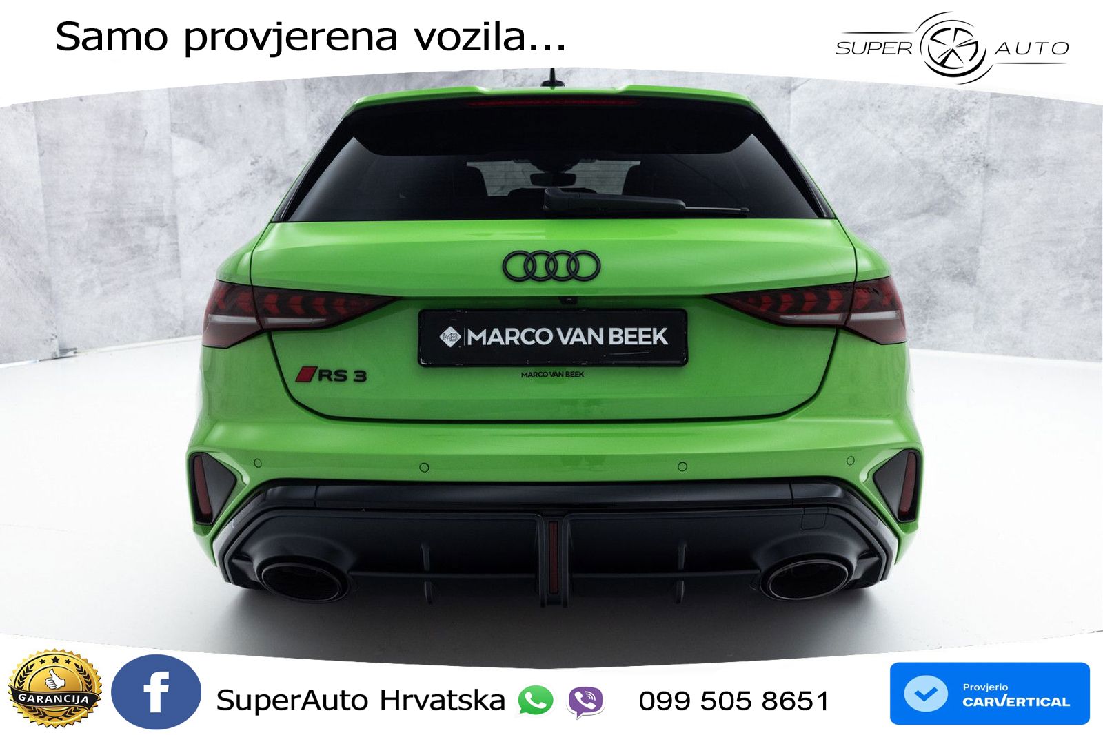 Audi RS3 Sedan 2.5 TFSI (400 KS) quattro S tronic LED+GR SJED+ACC