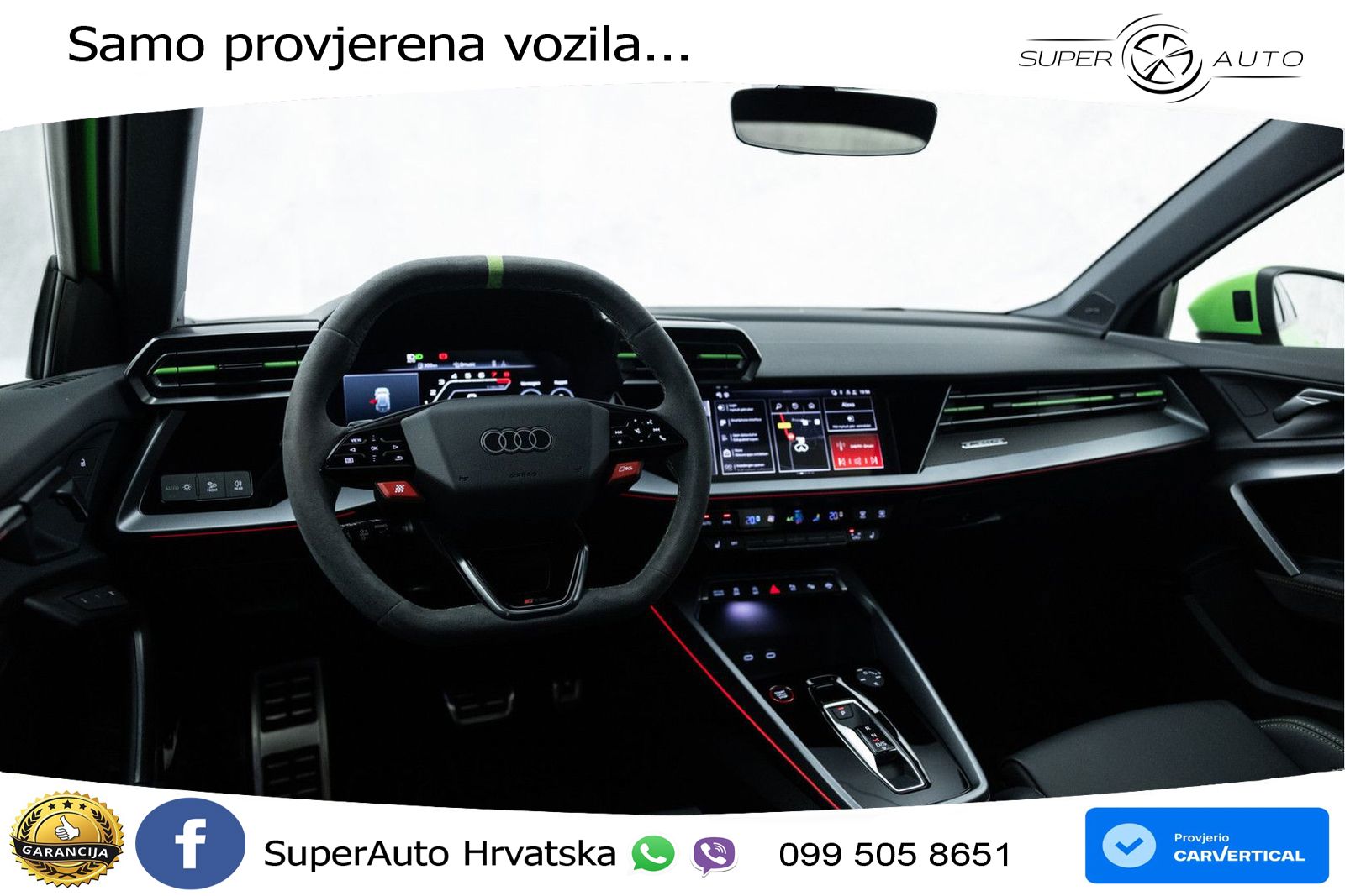 Audi RS3 Sedan 2.5 TFSI (400 KS) quattro S tronic LED+GR SJED+ACC
