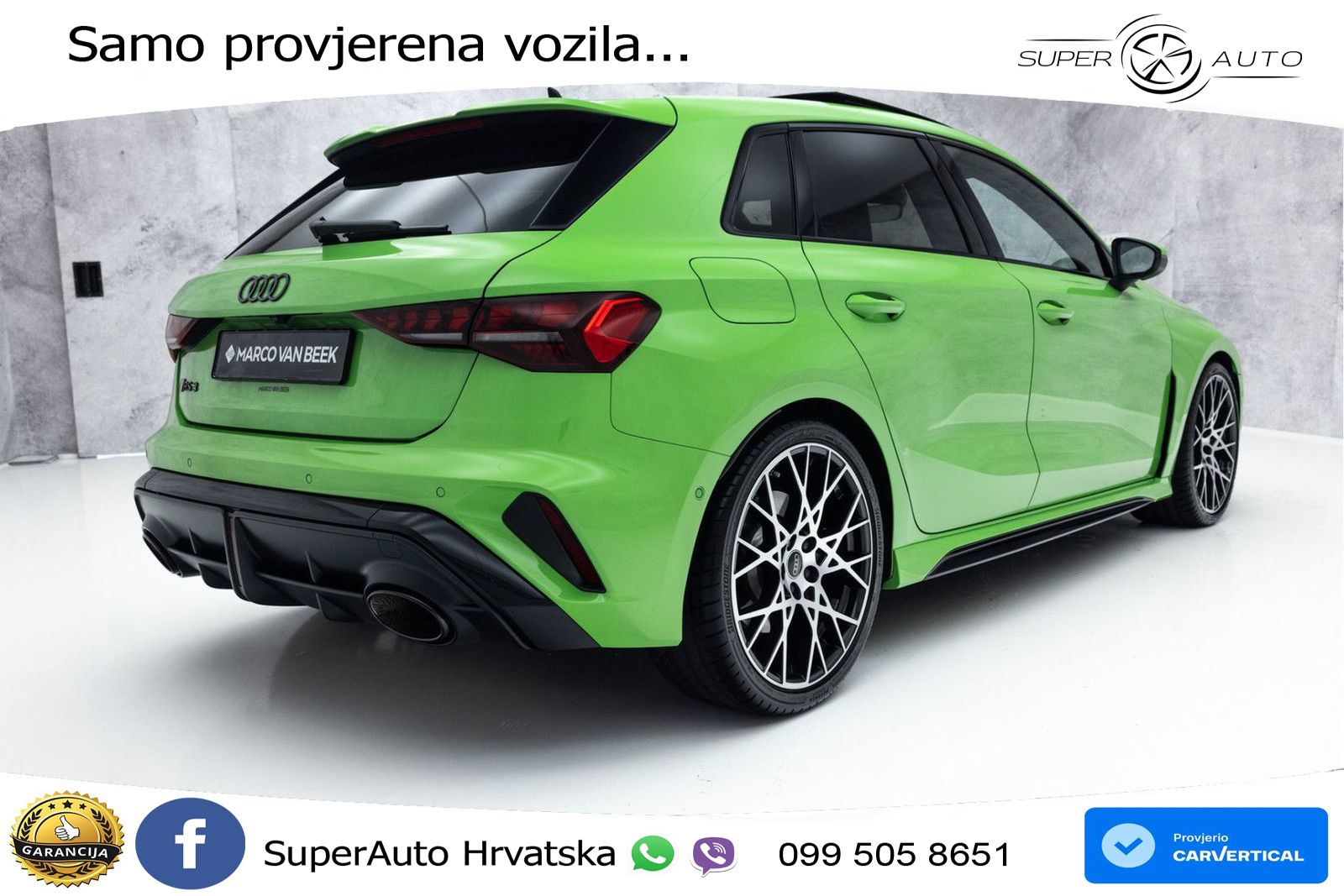 Audi RS3 Sedan 2.5 TFSI (400 KS) quattro S tronic LED+GR SJED+ACC