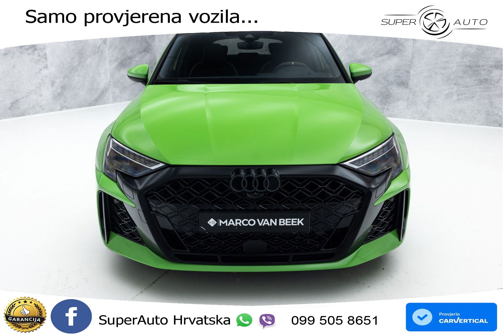 Audi RS3 Sedan 2.5 TFSI (400 KS) quattro S tronic LED+GR SJED+ACC