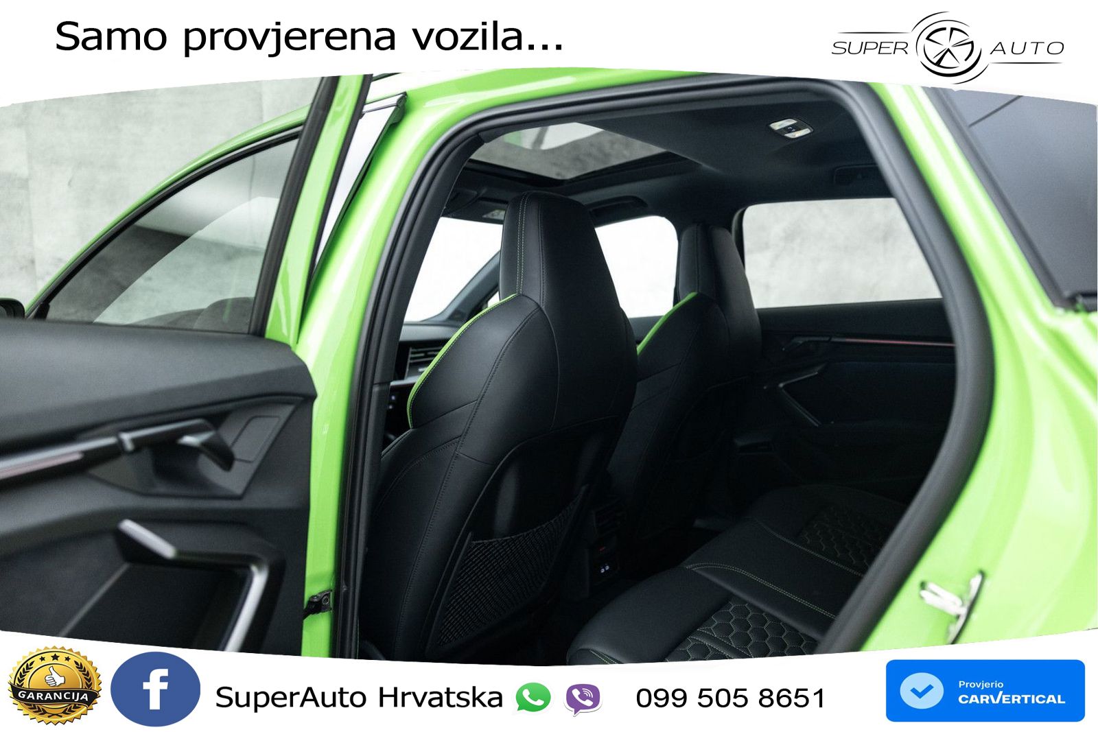 Audi RS3 Sedan 2.5 TFSI (400 KS) quattro S tronic LED+GR SJED+ACC