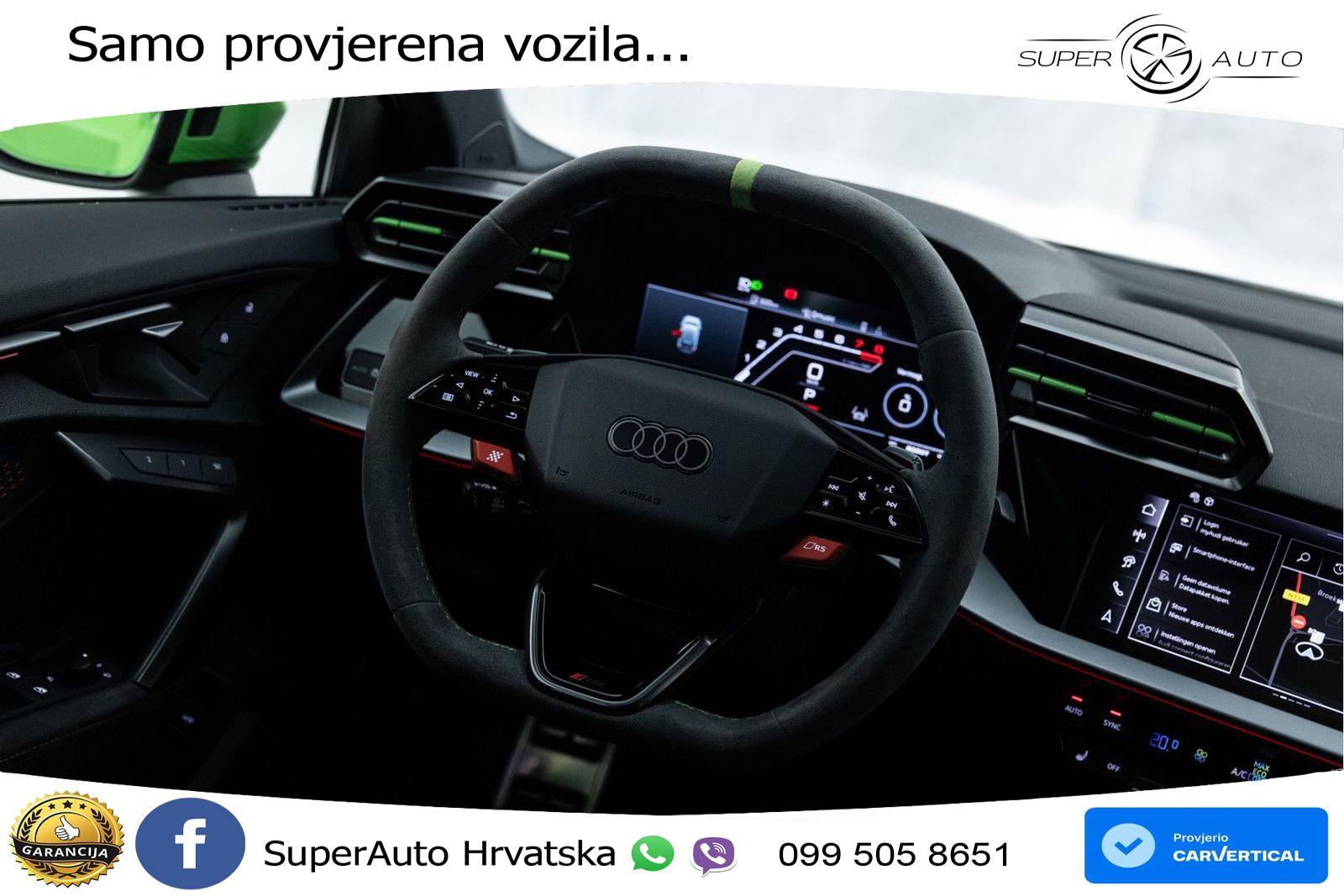 Audi RS3 Sedan 2.5 TFSI (400 KS) quattro S tronic LED+GR SJED+ACC