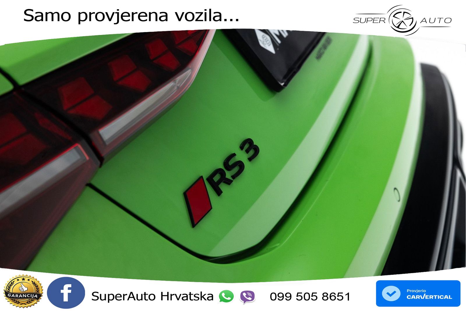 Audi RS3 Sedan 2.5 TFSI (400 KS) quattro S tronic LED+GR SJED+ACC
