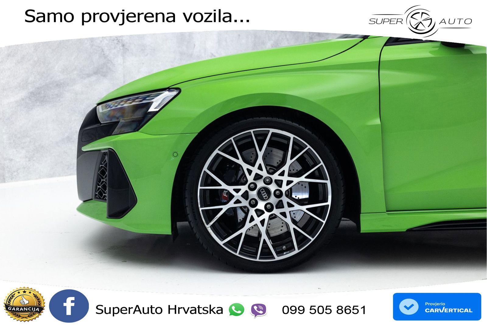 Audi RS3 Sedan 2.5 TFSI (400 KS) quattro S tronic LED+GR SJED+ACC