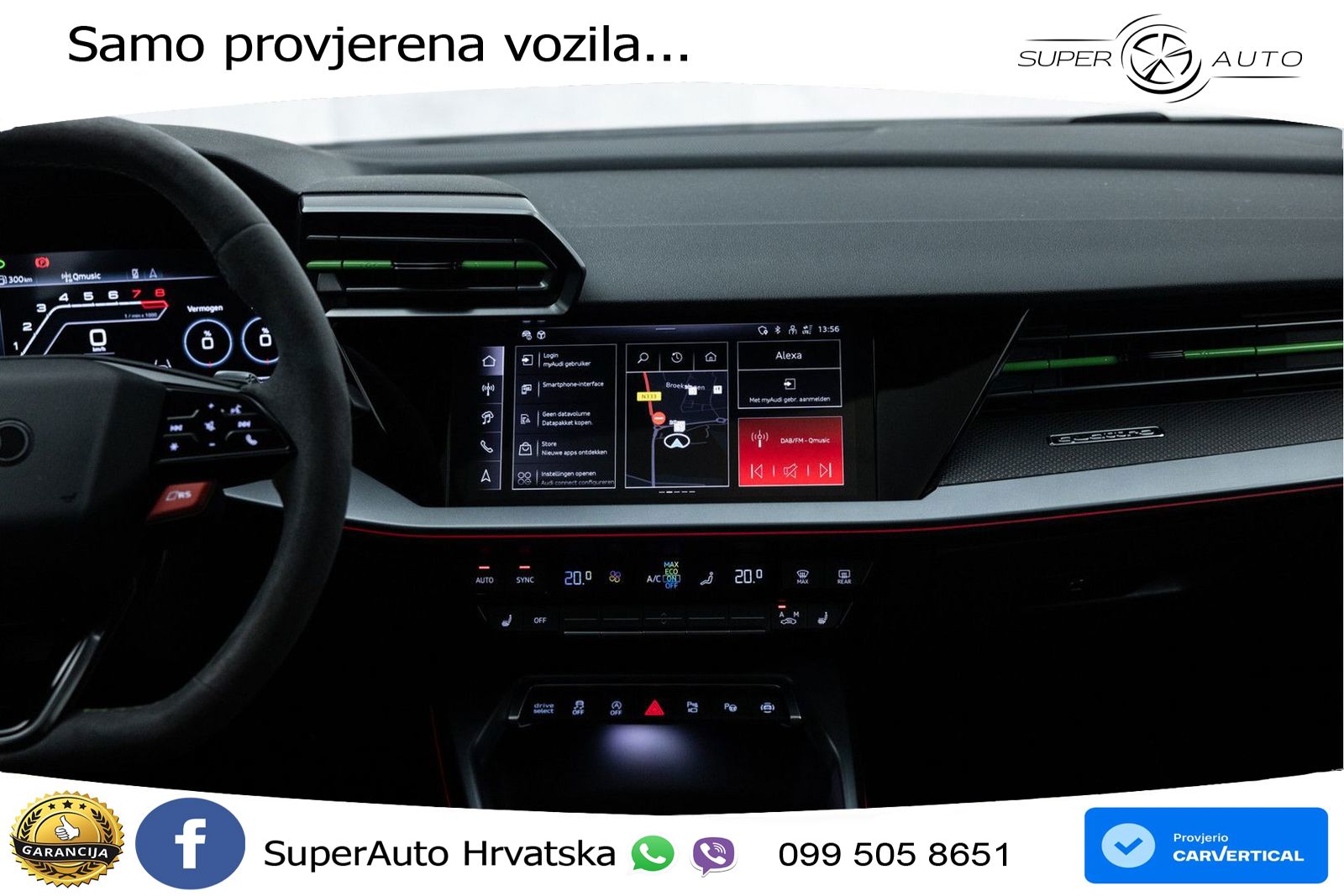 Audi RS3 Sedan 2.5 TFSI (400 KS) quattro S tronic LED+GR SJED+ACC