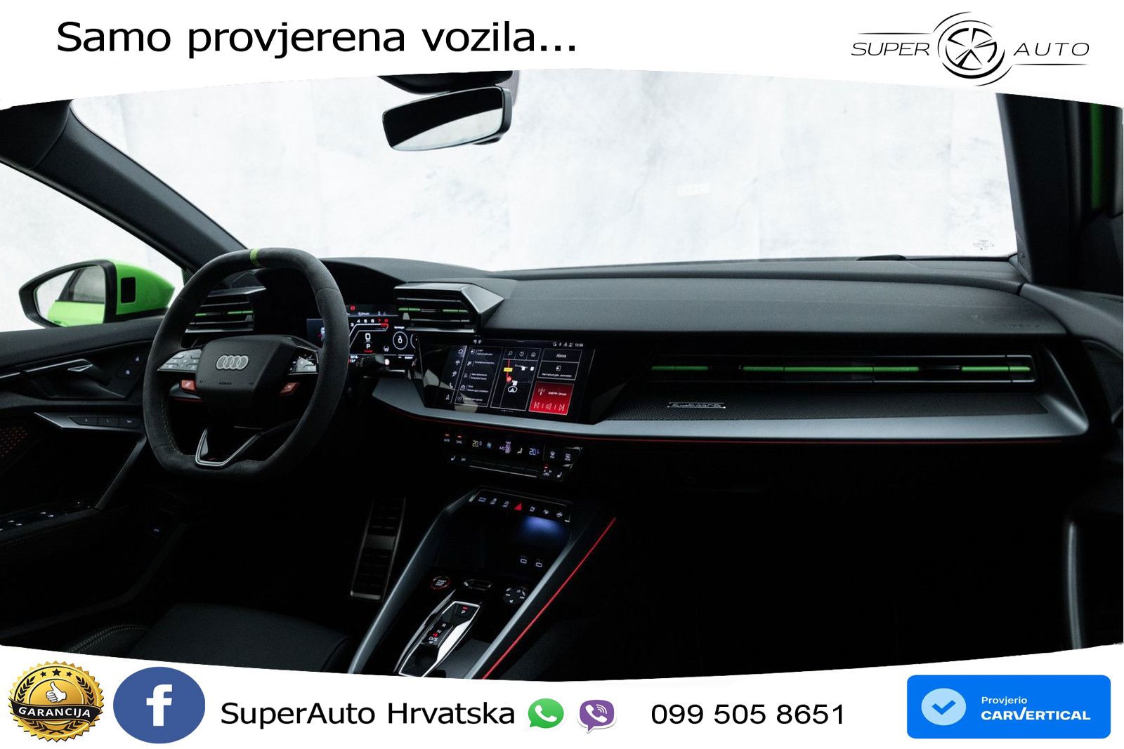 Audi RS3 Sedan 2.5 TFSI (400 KS) quattro S tronic LED+GR SJED+ACC