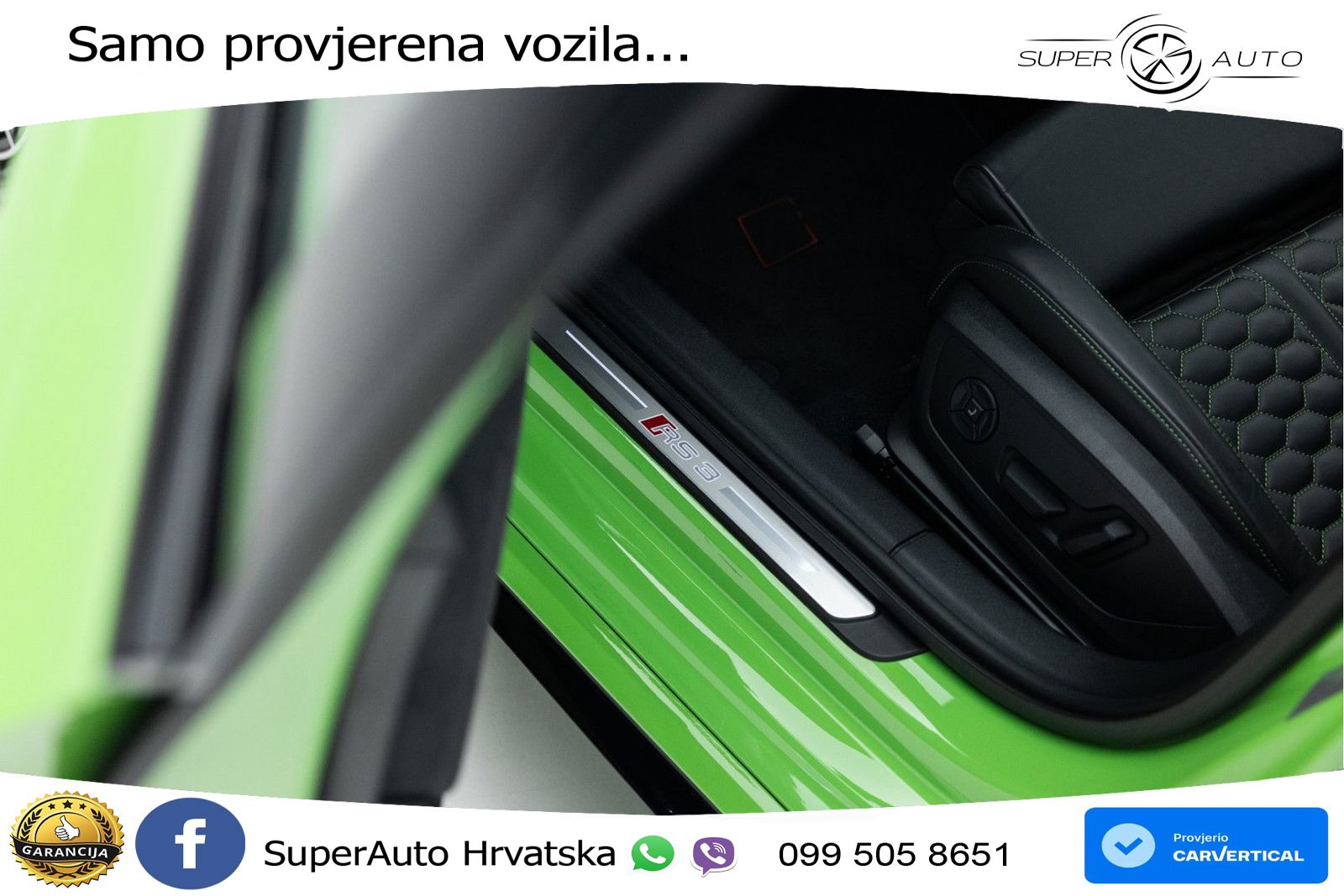Audi RS3 Sedan 2.5 TFSI (400 KS) quattro S tronic LED+GR SJED+ACC