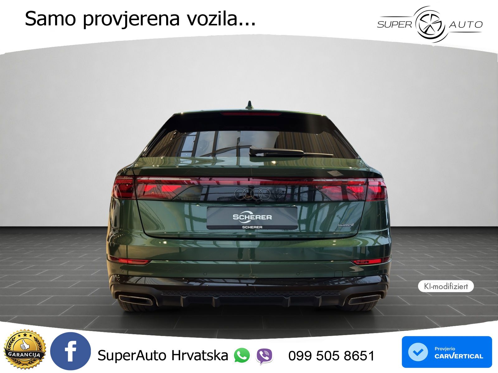 Audi Q8 50 TDI V6 (286 KS) quattro Tiptronic S line LED+GR SJED+ACC