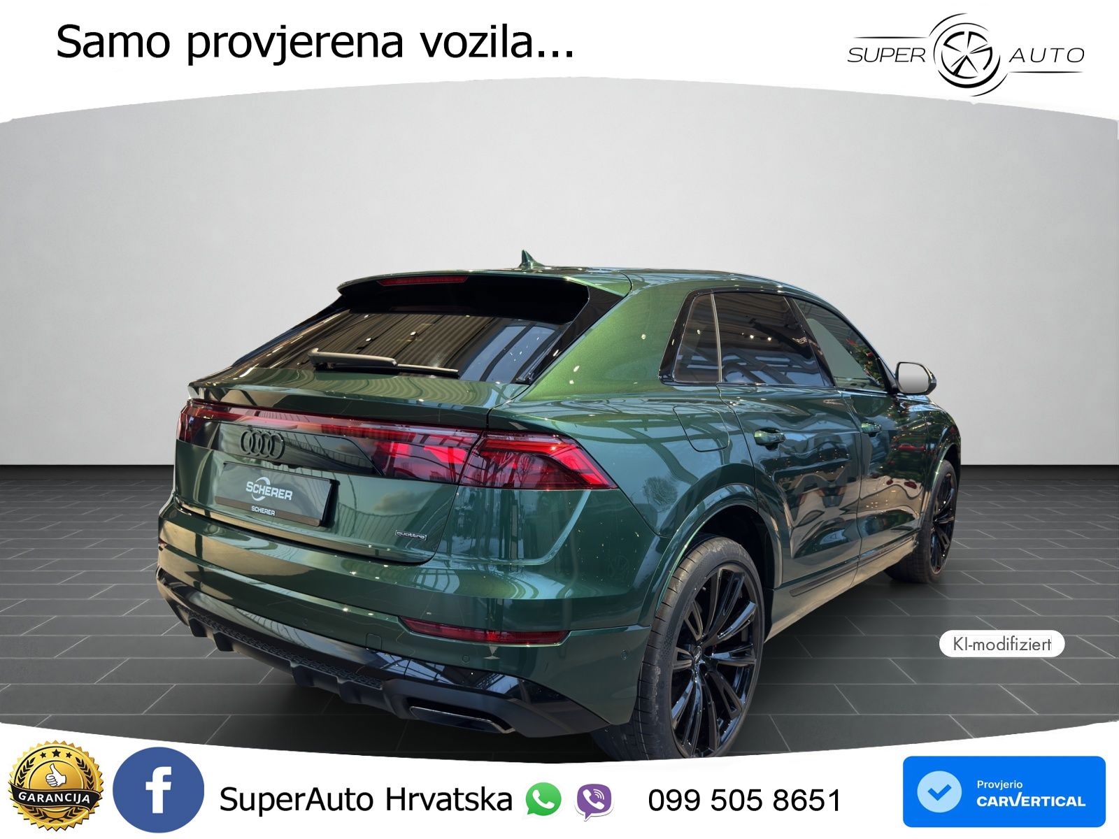 Audi Q8 50 TDI V6 (286 KS) quattro Tiptronic S line LED+GR SJED+ACC