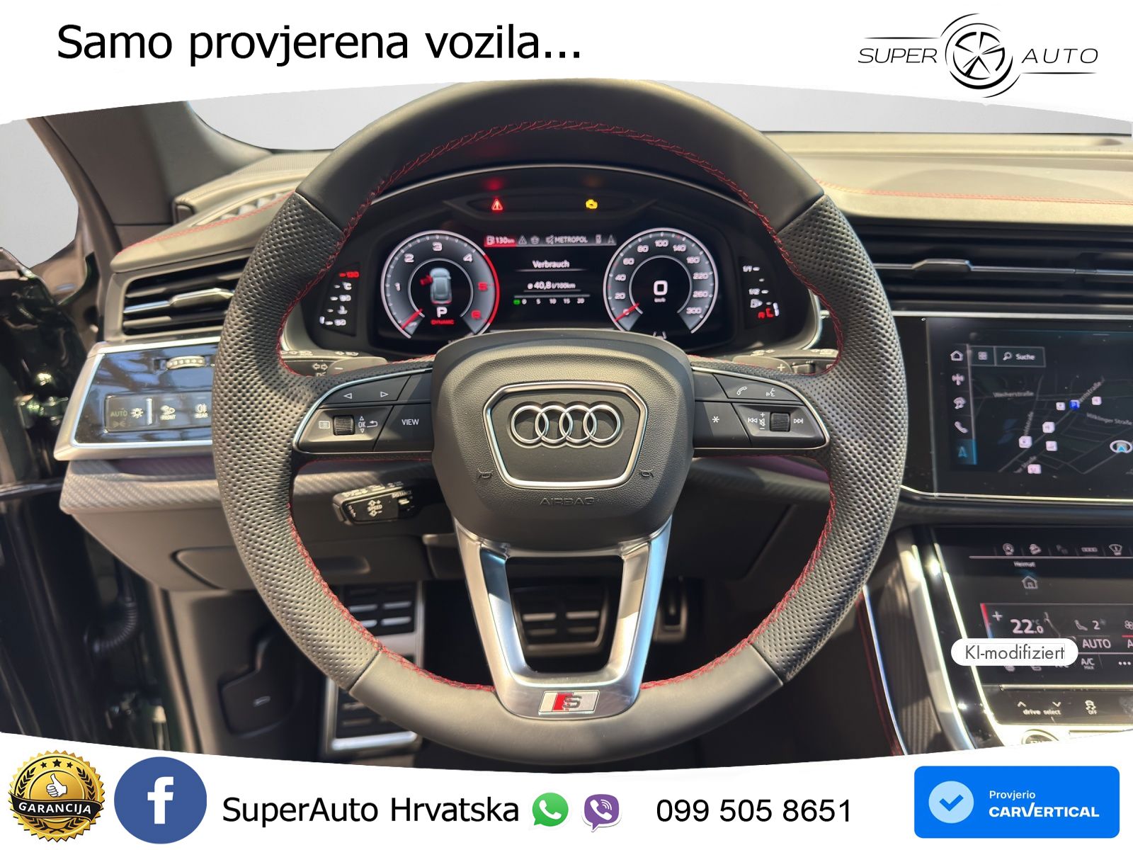 Audi Q8 50 TDI V6 (286 KS) quattro Tiptronic S line LED+GR SJED+ACC