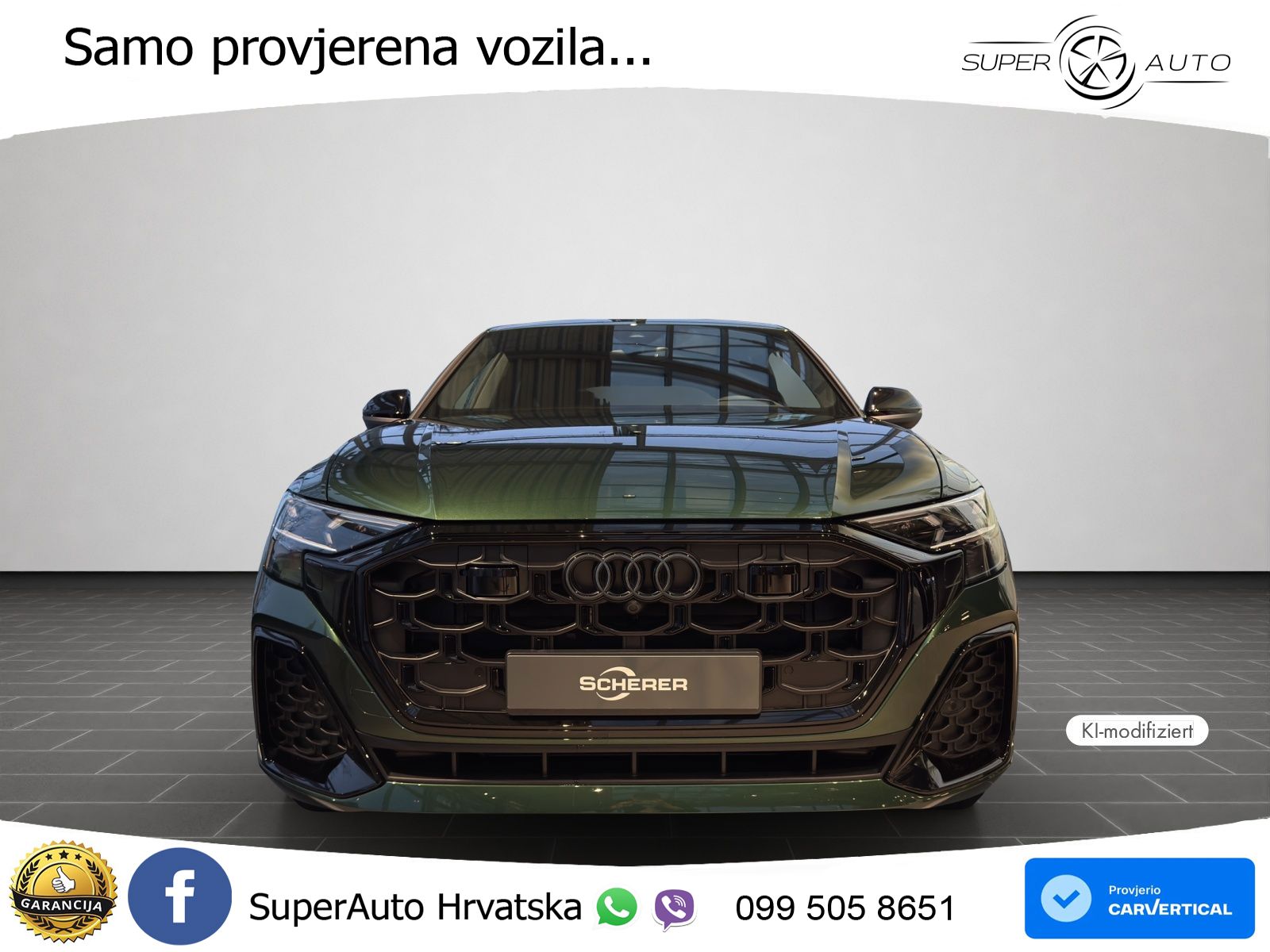 Audi Q8 50 TDI V6 (286 KS) quattro Tiptronic S line LED+GR SJED+ACC
