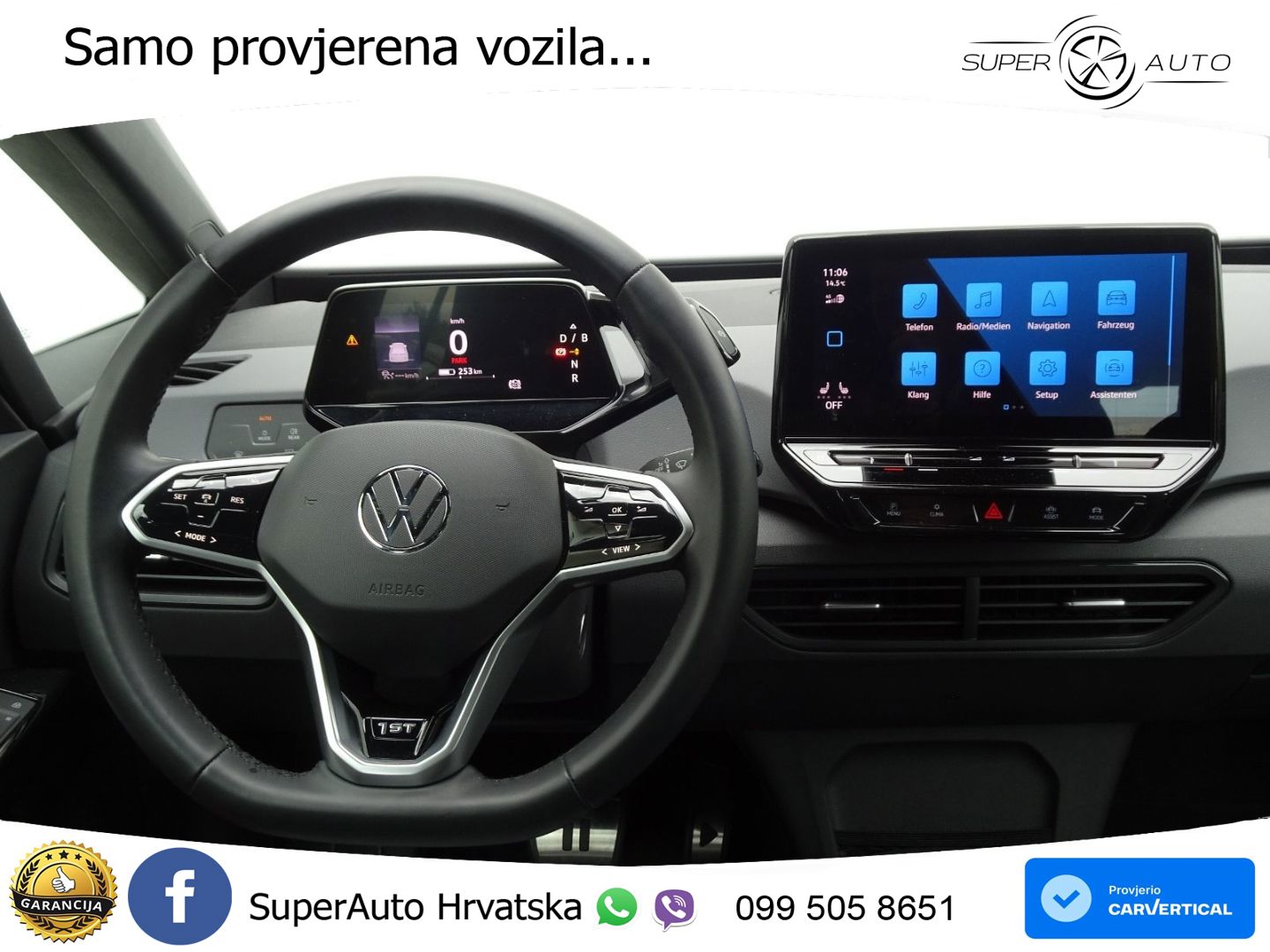 Volkswagen ID.3 Pro Performance 62 kWh (204 KS) LED+GR SJED+ACC