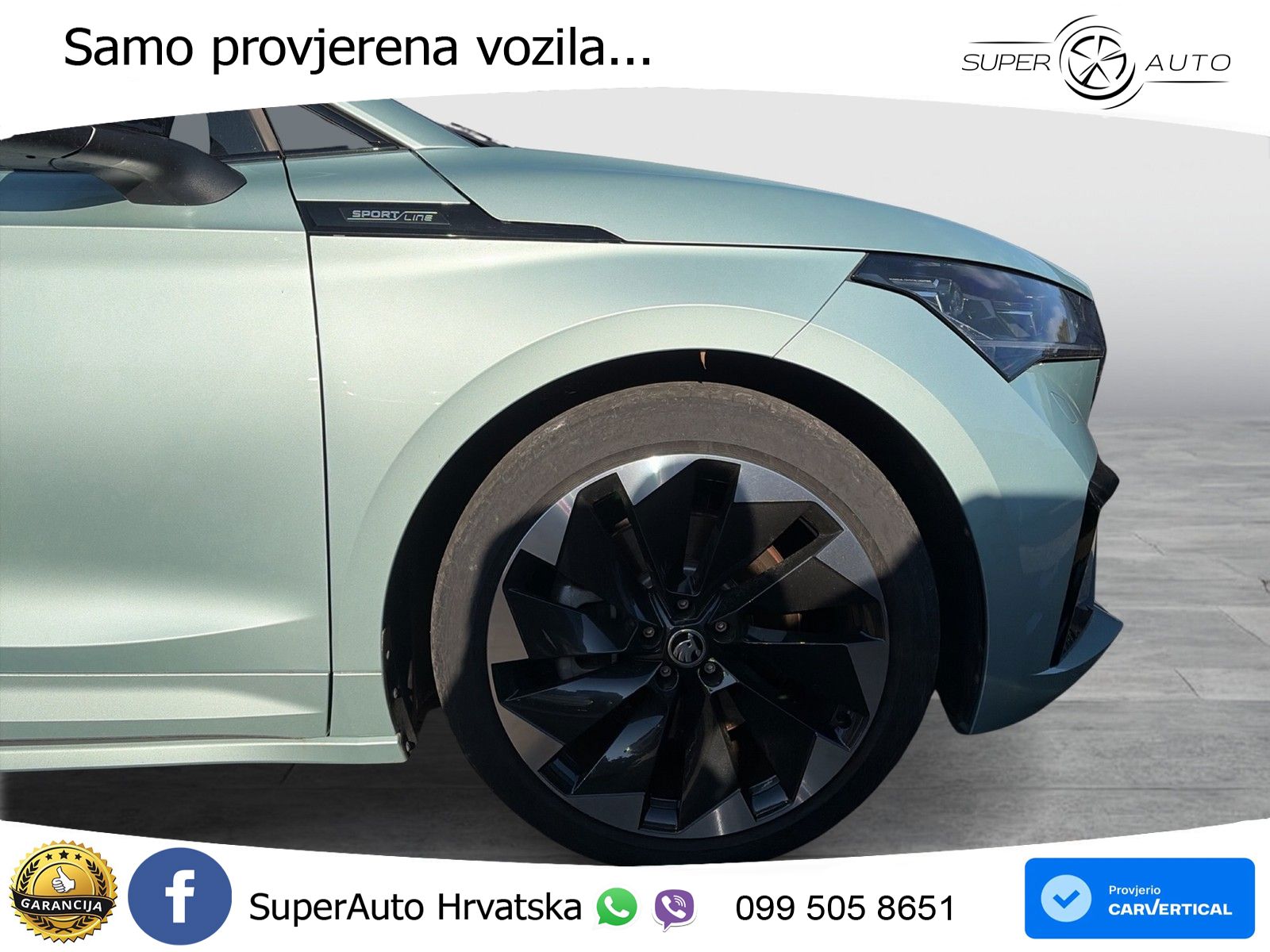 Škoda Enyaq iV 80x 82 kWh (265 KS) AWD SportLine