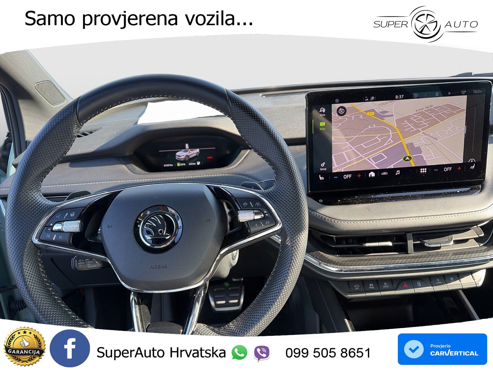 Škoda Enyaq iV 80x 82 kWh (265 KS) AWD SportLine