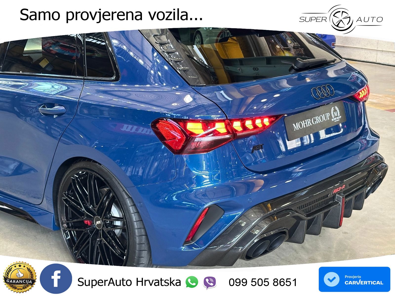 Audi RS3-R ABT Sportback 2.5 TFSI (510 KS) quattro S tronic