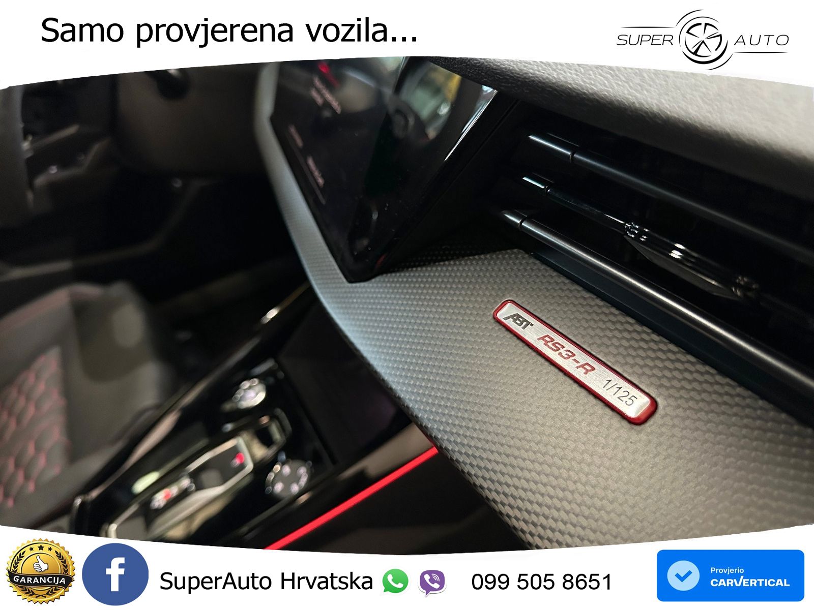 Audi RS3-R ABT Sportback 2.5 TFSI (510 KS) quattro S tronic