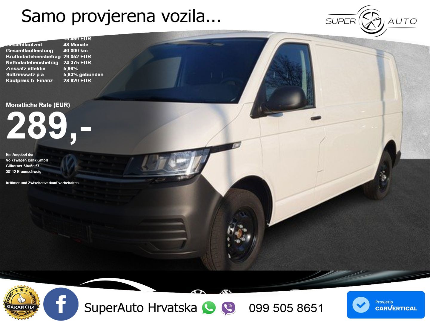 VW Transporter 110 KS