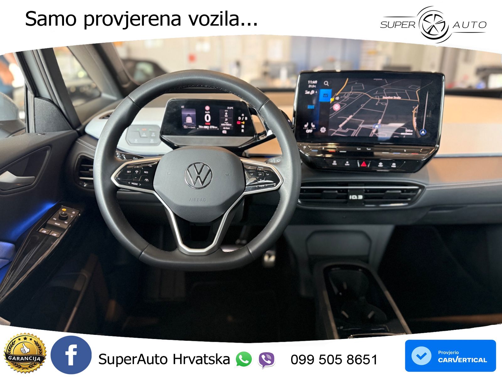 Volkswagen ID.3 Pro 62 kWh (204 KS) LED+GR SJED+ACC