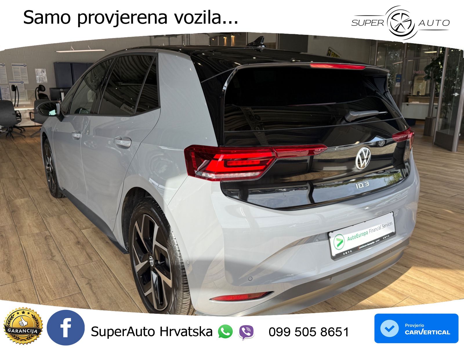 Volkswagen ID.3 Pro 62 kWh (204 KS) LED+GR SJED+ACC