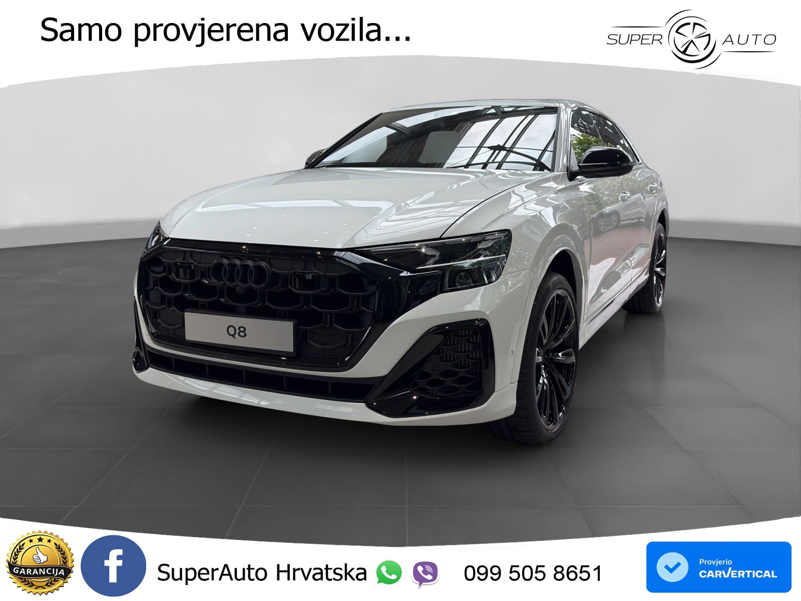 Audi Q8 2x S line 394 KS LED+GR SJED+ACC