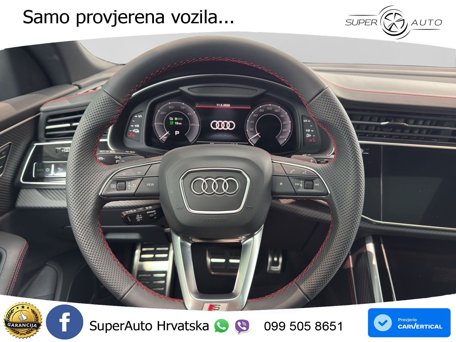 Audi Q8 2x S line 394 KS LED+GR SJED+ACC